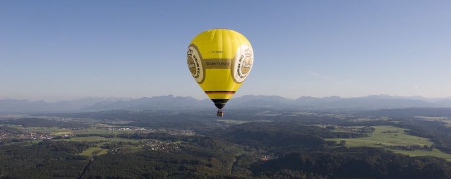 Ballonfahrt Oberbayern Sommer