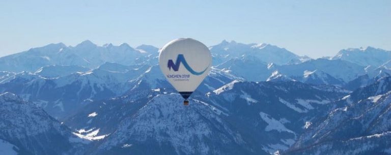 Heißluftballonfahrt im Winter mit Blue Planet Ballooning