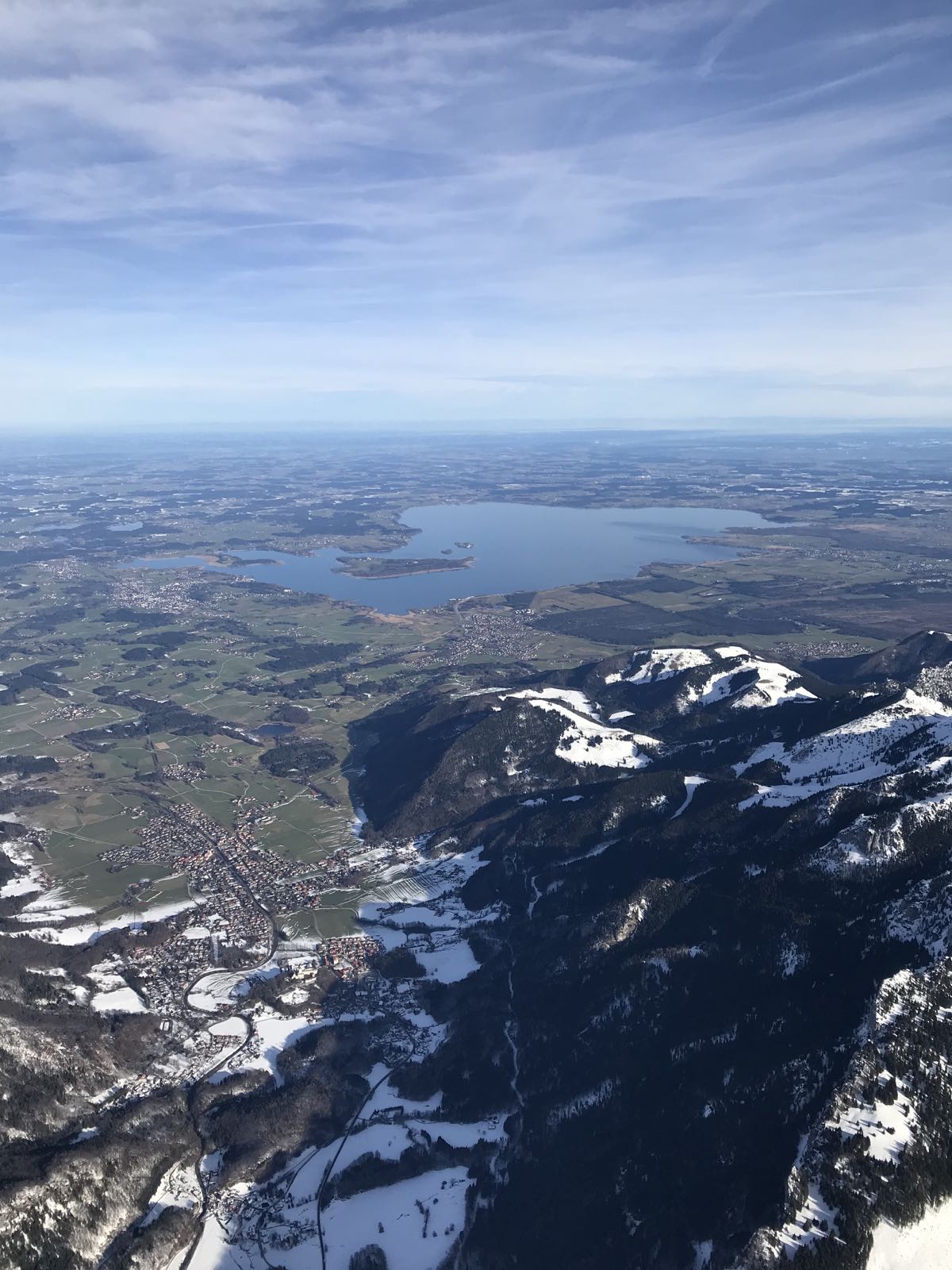 Ballonfahrt Alpen Chiemsee