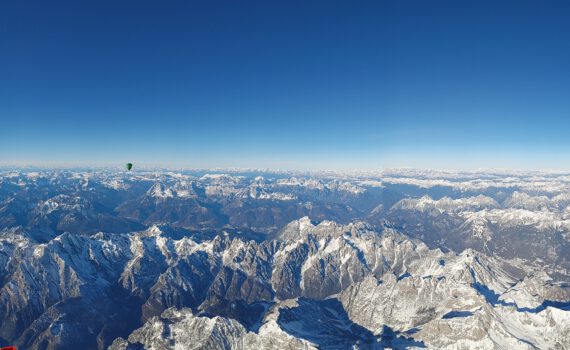 Gigantisches Alpenpanorama Alpenüberquerung