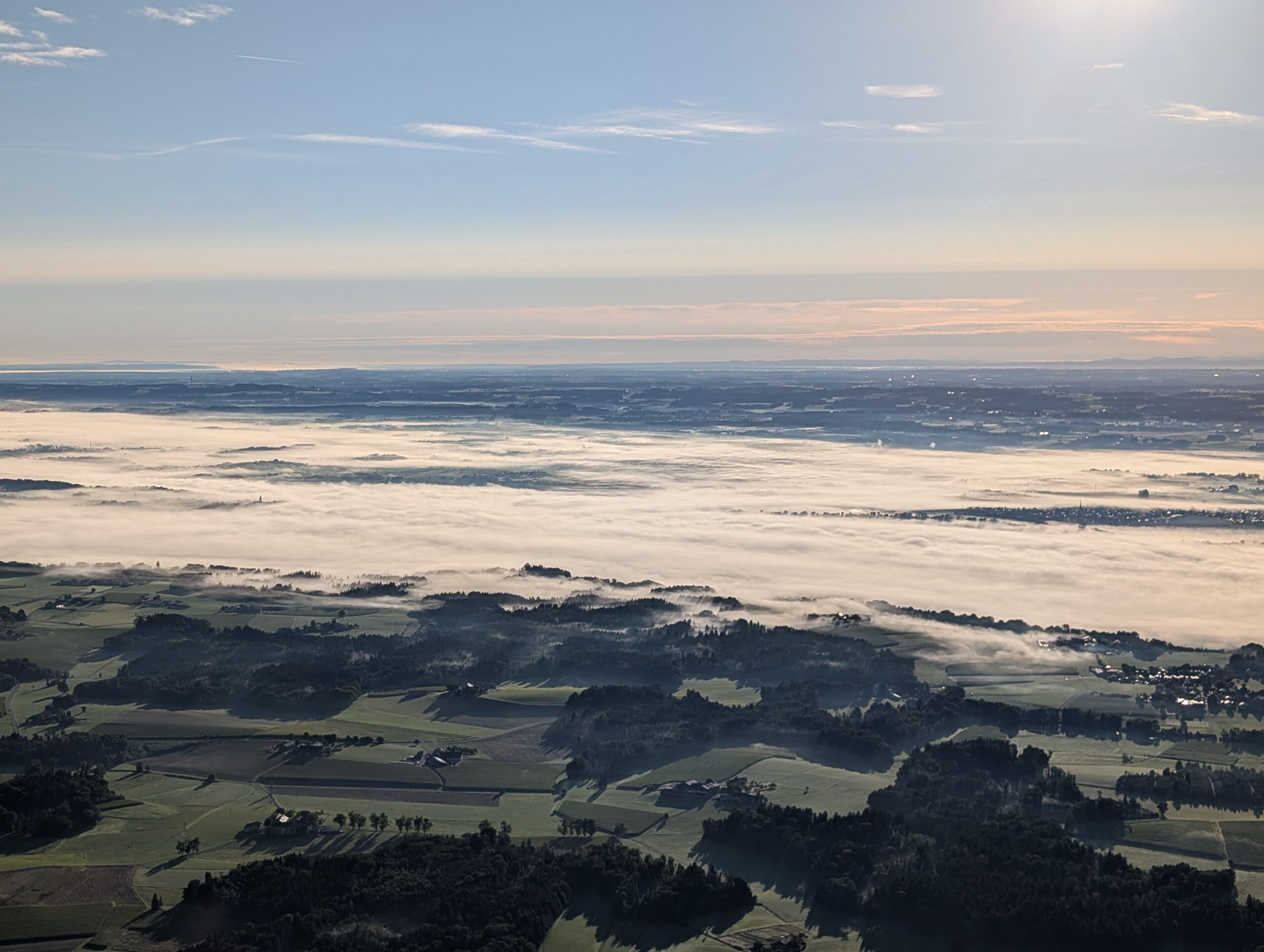 Herbststimmung vom Ballon aus