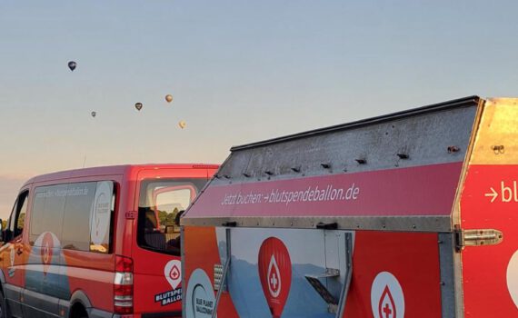 Blutspendeballon Fahrzeug
